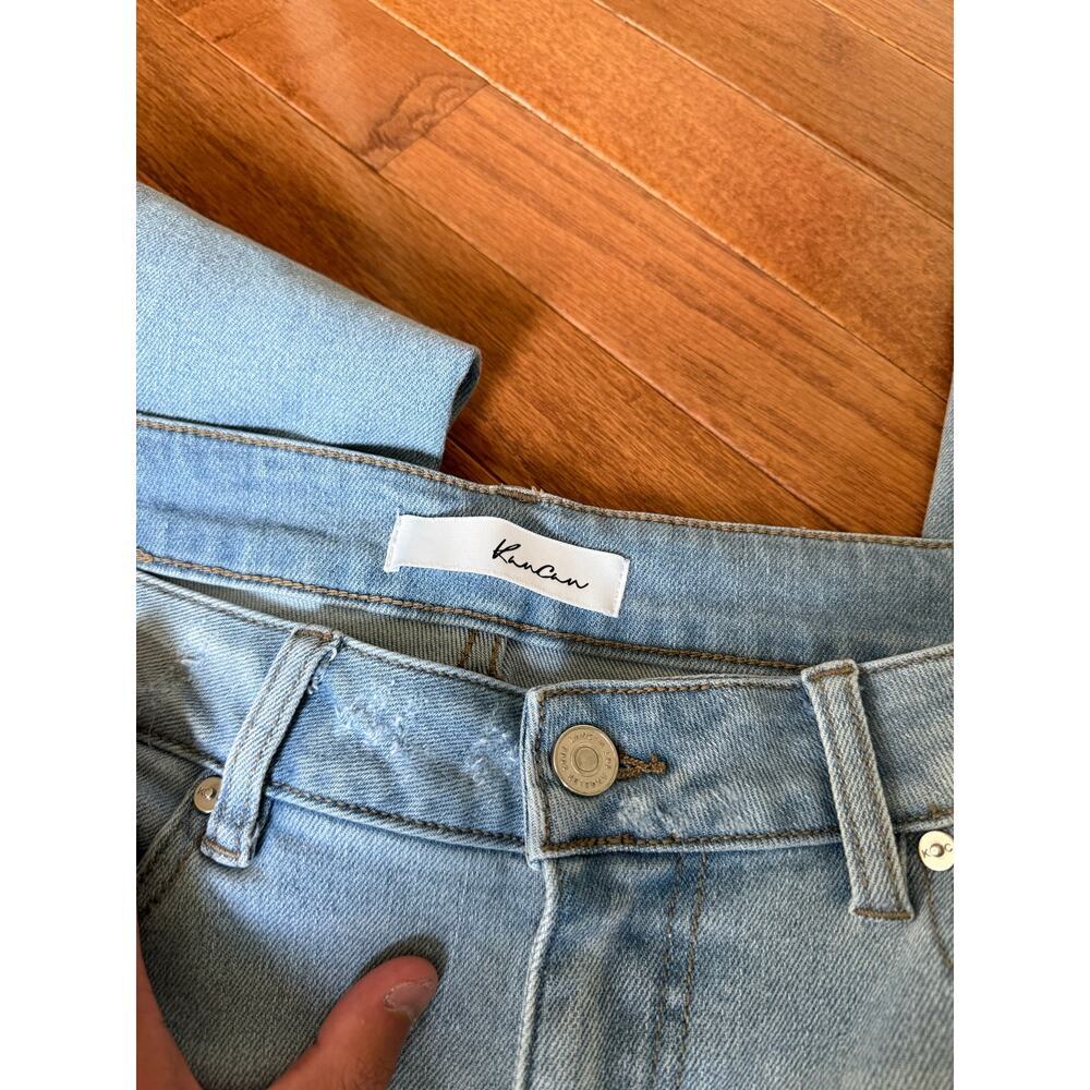 KanCan | Light Wash Denim Flare Distressed Jeans Sz 11/29 Western Preppy - Picture 7 of 9